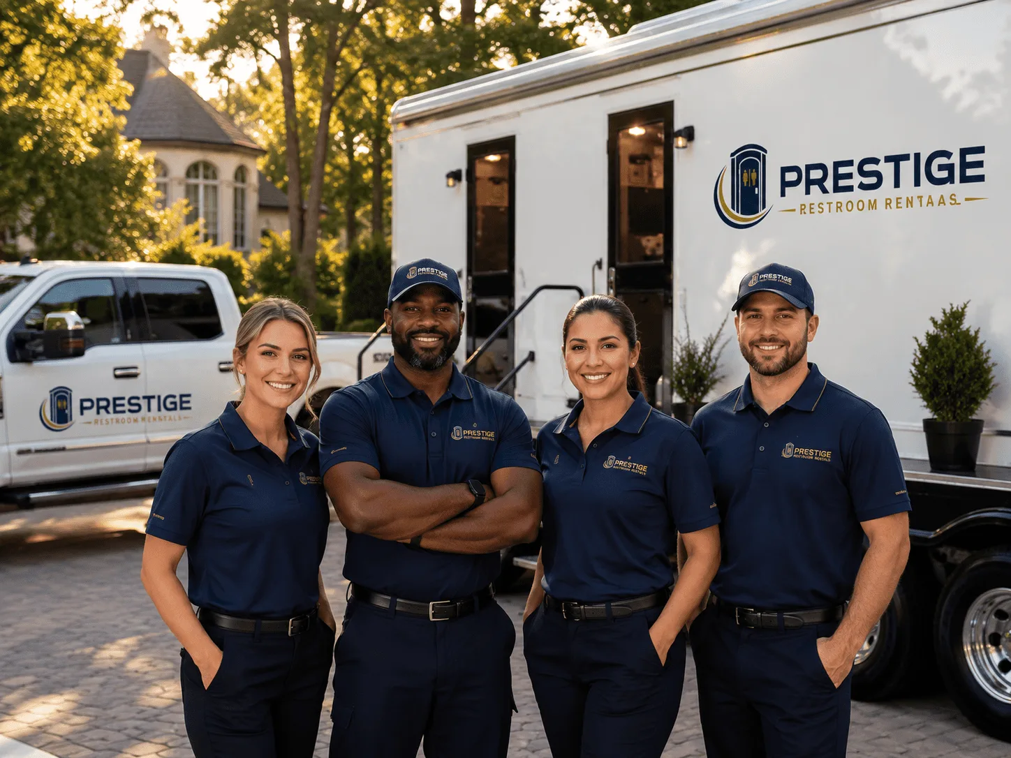 Trusted Luxury Portable Restrooms company in Van Dyne, WI